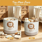 Cute Nursery Bin, Baby Toy Organizer, Storage Basket - Image 5