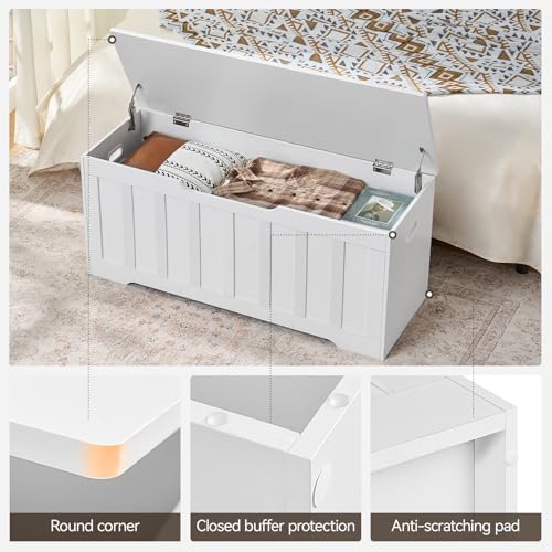 VANKILEY 43.3" Storage Chest Extra Large, Storage Bench. - Image 6
