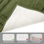 HOMEIDEAS Bathroom Rugs Sets 2 Piece, Super Soft and Absorbent Non Slip - Image 5