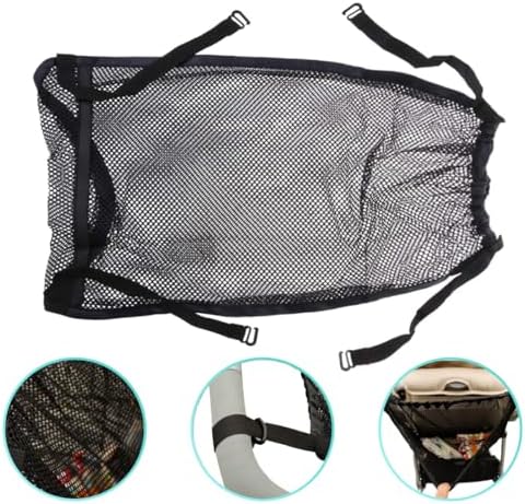 Universal Stroller Organizer, Universal Baby Stroller Hanging Mesh Pocket - Image 4