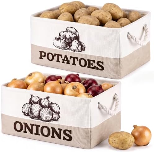 Marsui 2 Pcs Potato and Onion Storage Baskets by Marsui