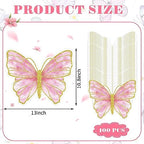 Harloon 100 Pcs Butterfly Paper Placemats - Image 2