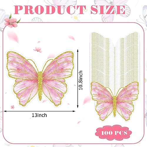 Harloon 100 Pcs Butterfly Paper Placemats - Image 2
