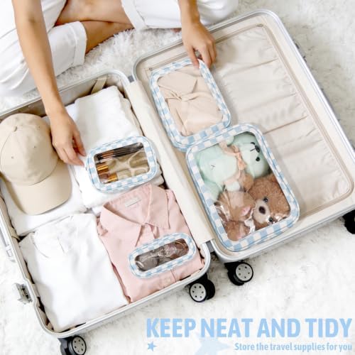 YOPCDJ 5PCS Diaper Bag Organizer Pouch Set, TSA Approved Toiletry Bag，Clear - Image 5