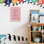 TLESKE Pink Funny Classroom Wall Art Poster, Would Learn Here Again Wall Decor - Image 2