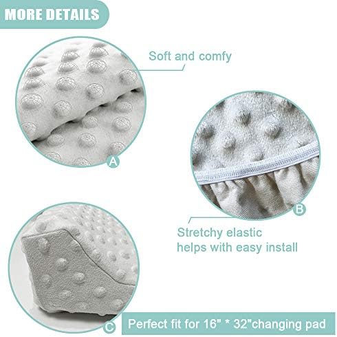 Owlowla Changing Pad Cover, Soft Minky Dots Changing Table Sheets - Image 2