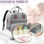 Tuwubi Diaper Bag Backpack, Baby Essentials Travel Tote Bag - Image 3