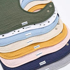 Gerber Baby Boys & Girls Muslin 8 Pack Drooling Bibs - Image 6