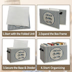 Race Car Boy Nursery Foldable Storage Bins Box - Image 5