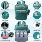 SHITIESHOU Diaper Bag Backpack Baby Bag, Baby Girl Boy Diaper Bag - Image 3
