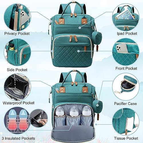 SHITIESHOU Diaper Bag Backpack Baby Bag, Baby Girl Boy Diaper Bag - Image 3