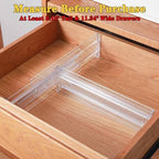 Drawer Dividers for Clothes, 3.15" High 11.34"-19.69" - Image 7