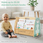 Toddler Bookshelf Double-Sided - Image 4