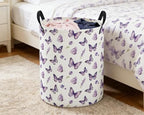 ESSME Kids Laundry Basket, Butterfly Hamper Collapsible Canvas Waterproof - Image 6