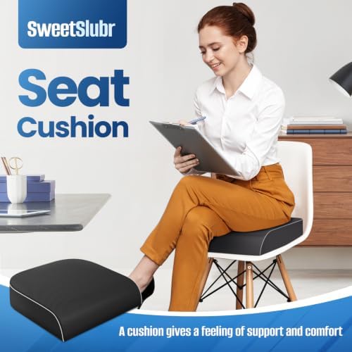 SweetSlubr Seat Cushion, Chair Pad, Memory Foam Tailbone Pain Relief - Image 7