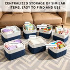 4 Pack Storage Baskets for Organizing, and Clothes, Cotton Rope Basket for - Image 6