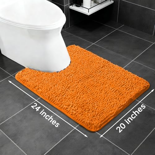 Yeaban Toilet Rugs U-Shape 20"x24" - Image 2