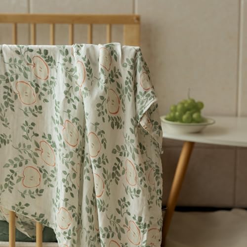 GLLQUEN BABY Muslin Swaddle Blankets 4Pk Receiving Blanket Large 35" x 40" - Image 2