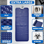 MOONFLY Shower and Bathtub Mat, 40x16 Inches - Image 3