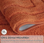GRANNY SAYS Terracotta Bathroom Rug 20" x 32", Non-Slip Bath Mat - Image 7