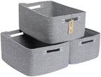 MiniArk Large Storage Baskets for Shelves, Baby Nursery, Toy Baskets Box by MiniArkStorageBasketsHome