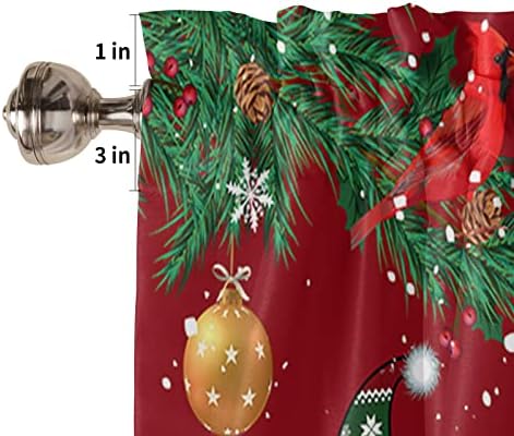 Christmas Gnomes Kitchen Curtains and Valances Set - Image 5