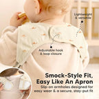 KeaBabies Waterproof Bibs for Baby Girl, 2-pk Lightweight - Image 3