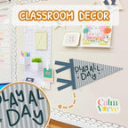 Playroom Decor Felt Banner, Play All Day Felt Pennant Flag - Image 6
