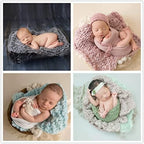 Coberllus Newborn Baby Photography Twist Blanket, Baby Photo Props - Image 3