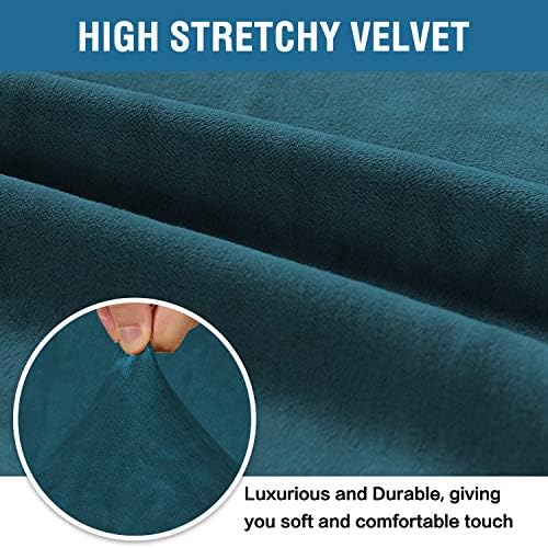 H.VERSAILTEX Stretch Velvet Sofa Covers Large Couch Covers Sofa Slipcovers - Image 3