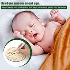 Baby Announcement Sign with Ink Pad, Hello World Newborn Sign - Image 4