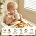 Silicone Baby Feeding Utensils Set - Image 3
