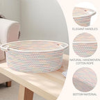 JMvicyroam Small Woven Basket, Empty Gift Basket, Colorful/1 Pack - Image 3