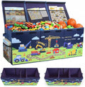 Toy Box with Adjustable Divider Large Toy Chest Storage by UnicornCastle