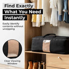 Soft Canvas Storage Bags with Zipper. Thick Breathable - Image 5