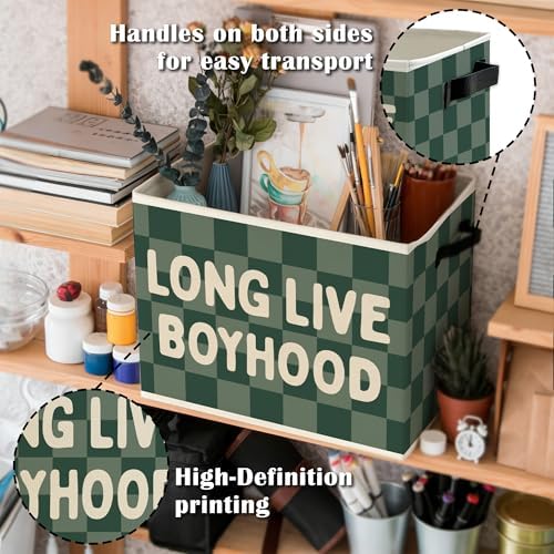 Long Live Boyhood Boys Storage Bins Box - Image 5