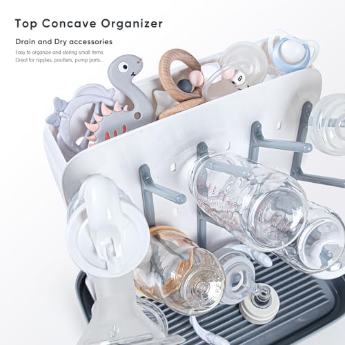 Termichy Baby Bottle Drying Rack：Large Vertical Space Saver Countertop - Image 4