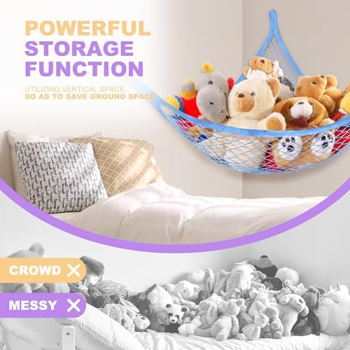 Lazebox Stuffed Animal Net Hammock - Image 5