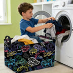 Rectangular Kids Baskets, Waterproof Foldable Storage Basket - Image 5
