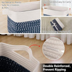 OIAHOMY Cotton Rope Storage Baskets - Image 4