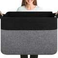 OIASKET 108L Cotton Rope Storage Basket by OIASKET