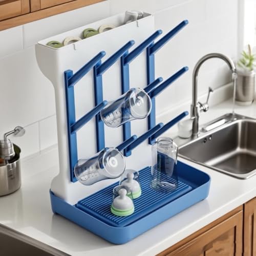 Baby Bottle Drying Rack, Countertop Bottle Dryer, Cup Drying Rack, - Image 6