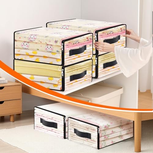 SpaceWhisper Clear Sheet Storage Bags, 4 Pack, 17.7 x 15.7 x 7.9 in - Image 7