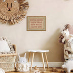 Framed You'll Never Know Dear How Much I Love You Wall Art, Vintage Nursery - Image 3