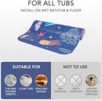 PRATIQUE Kids Bath Mat for Tub Non Slip，40 X 16 Inch Extra Long Kids Bathtub - Image 4