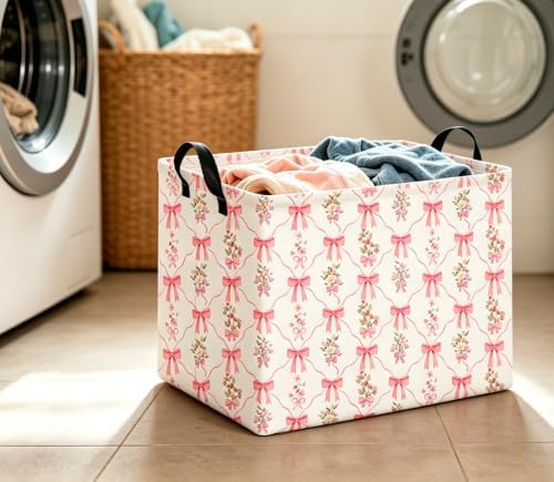 CLOCOR Rectangular Storage Basket Empty, Gift Basket, Waterproof Storage Bin - Image 5