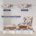 8Pcs Outdoor Cushion Covers, Stretch Patio Furniture Couch Chair Slipcovers - Image 2