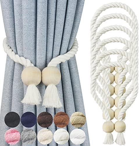 Magnetic Curtain Tiebacks Decorative Tie Back Drapes Holdbacks Nieffeiy by CurtianTiebacks