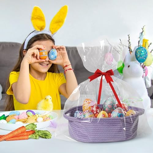 Basket for Gifts Empty, Gift Basket Empty, Kids Dog Cat Toy Bin Box, Cute Baby - Image 3