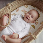 Baby Bassinet Sheets Girl Boy, 3 Pack Fitted Bassinet Sheet - Image 2